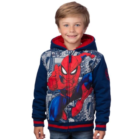 NWT Kids Marvel Spider-Man Zip up Hoodie size 4T - Picture 8 of 9